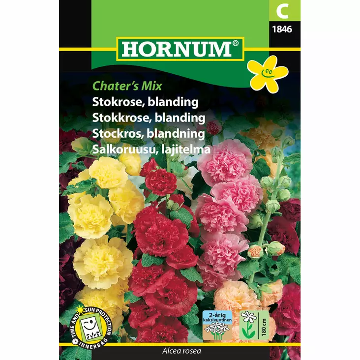 Stockros Charter's Mix färgblandning - Frön och sättpotatisar. - 5708787018465 - 1