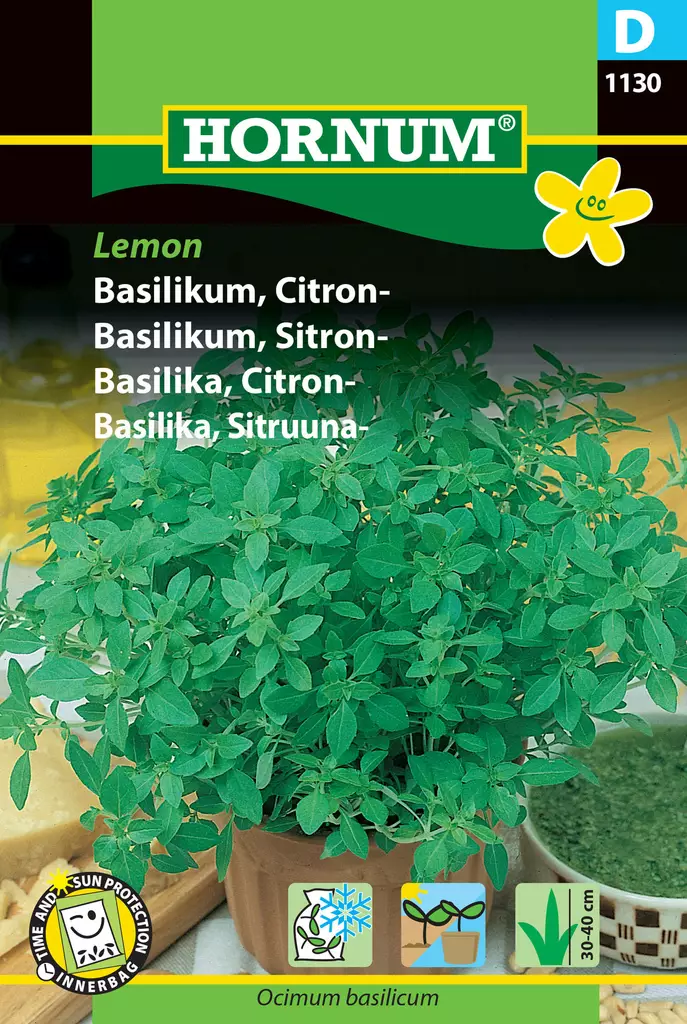 Citronbasilika ´Lemon´ - Frön och sättpotatisar. - 5708787011305 - 1