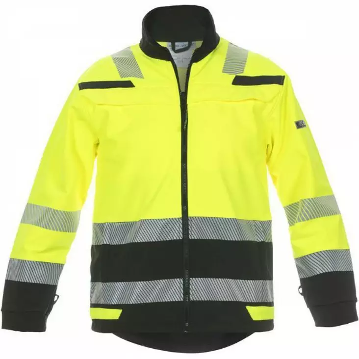 Softshelljacka Telford Trendy gul/svart varselfärg - Vinterarbetskläder - 5420011773925 - 1