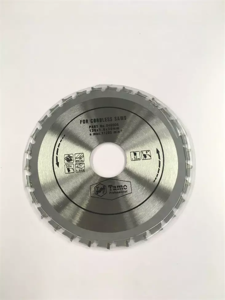 Tamo cirkelsågsblad 136x1,6mmx30Tx30mm - Cirkelsågklingor och sågklingor - 6420613774855 - 1