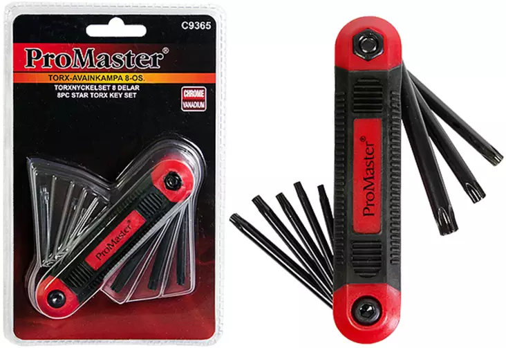 Torx-nyckelset 8-delar - Andra nycklar - 6420286893655 - 1