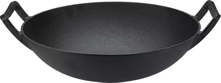 Gjutjärnsgryta med handtag 37 cm - Grilltillbehör - 8720573518765 - 1