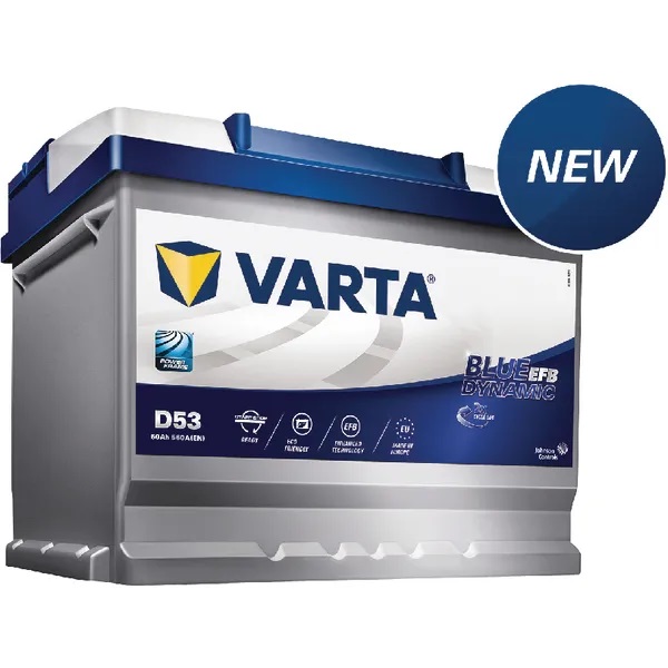Varta Blue Dynamic EFB 12V 70Ah 760A Startbatteri - Startbatterier - 4016987144565 - 1
