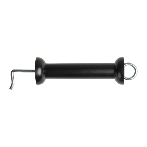 Grindhandtag med tryckfjäder, svart - Elstängseltillbehör - 8713235007585 - 1