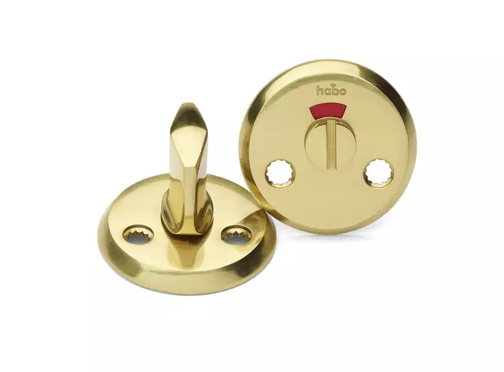 WC-tryckknapp A262 polerat mässing - Andra dörrtillbehör - 7317900183775 - 1