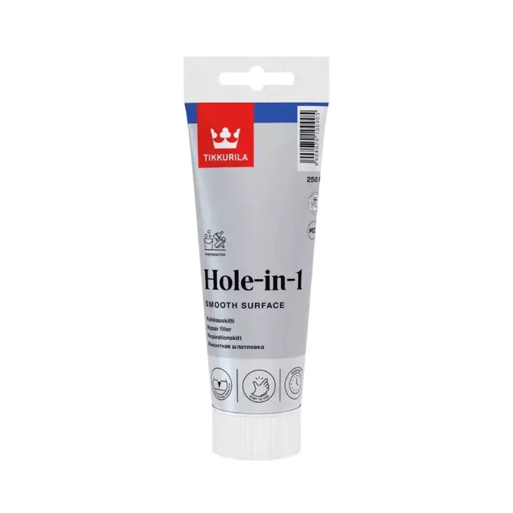 Tikkurila Hole-in-1 reparationsmassa 0,25 l - Spackelmassor - 6408070100905 - 1