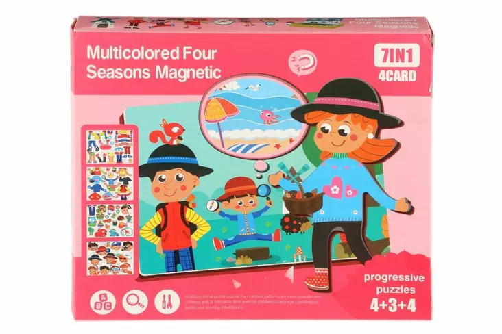 Magnetpussel Fyra Årstider - Spel - 6410416323305 - 1