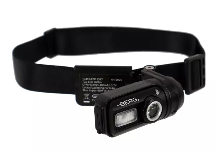 Berg pannlampa laddbar 500lm 360° - Pann- och handlampor - 6418536033845 - 1