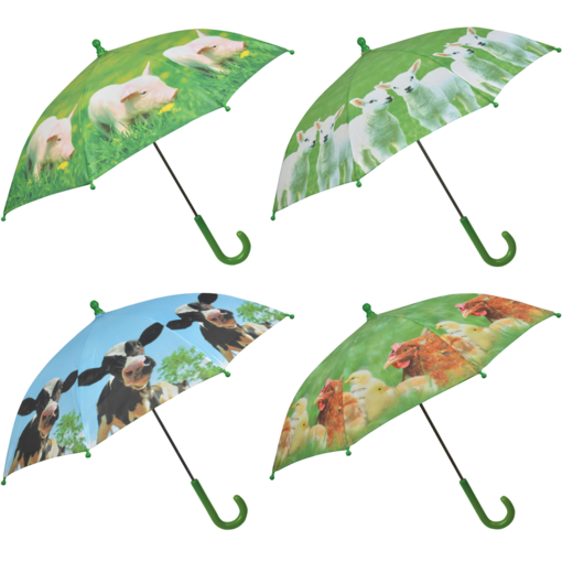 Barnparaply med lantbruksdjur - Andra vackra saker - 8714982105425 - 1