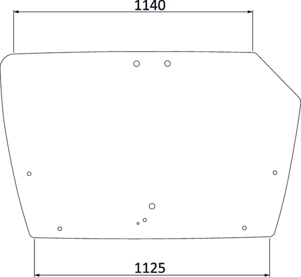 Bakruta, övre (Deutz-Fahr 04429137) - Hytt och kaross - 8716106438525 - 1