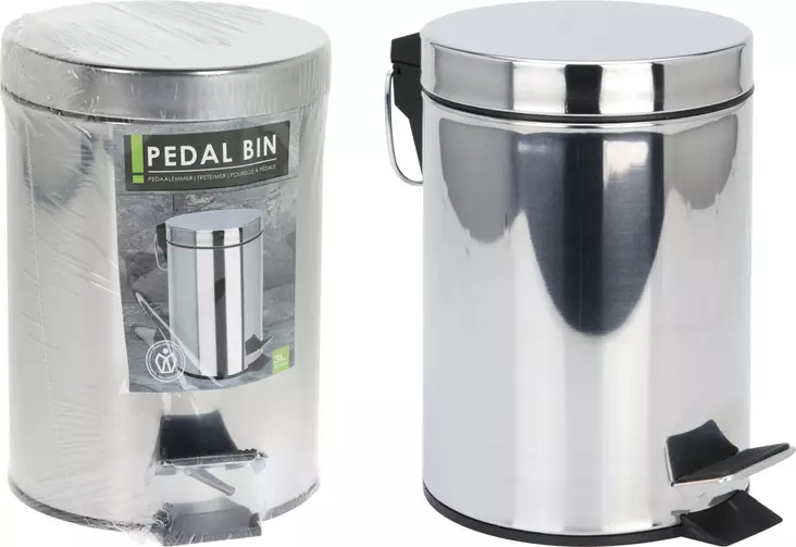 Soppåse med pedal 3 liter - Avfallshantering - 8718158626875 - 1