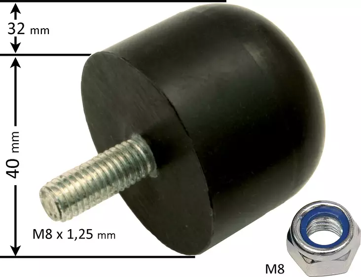 Passande gummibussning för förarhytt Scania - Hytt och kaross - svm0000009275 - 1
