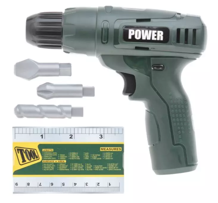 Batteridriven borrmaskin för barn - Inomhusleksaker - 6410412962805 - 1