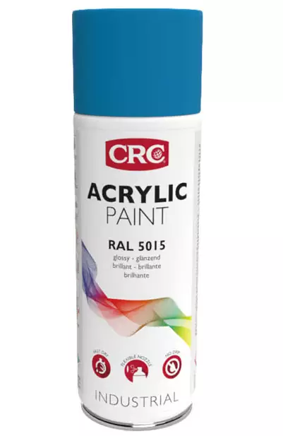 CRC Akrylfärg 5015 Himelsblå 400ml - Bilkemikalier - 5412386006135 - 1