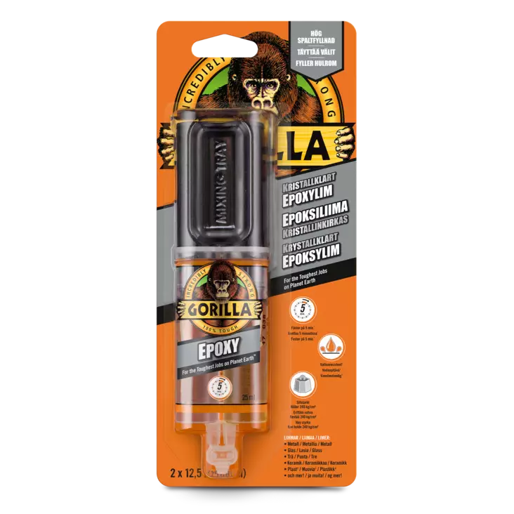 Gorilla Epoxi 25ml - Limprodukter - 5704947007355 - 1
