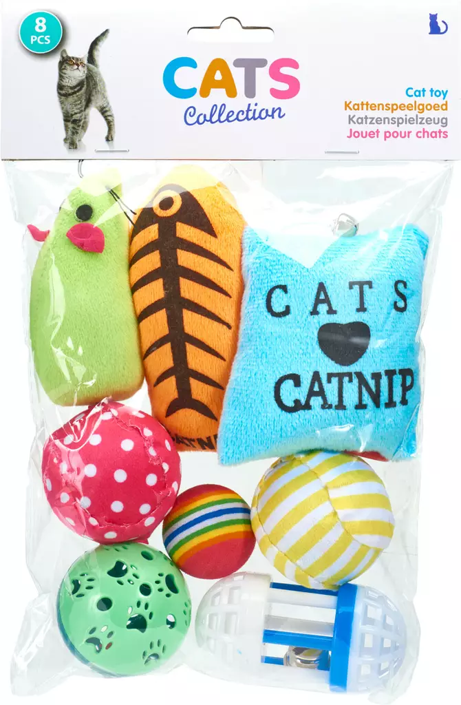 Hundleksaksset 8-delar - Husdjursleksaker - 8721037421065 - 1