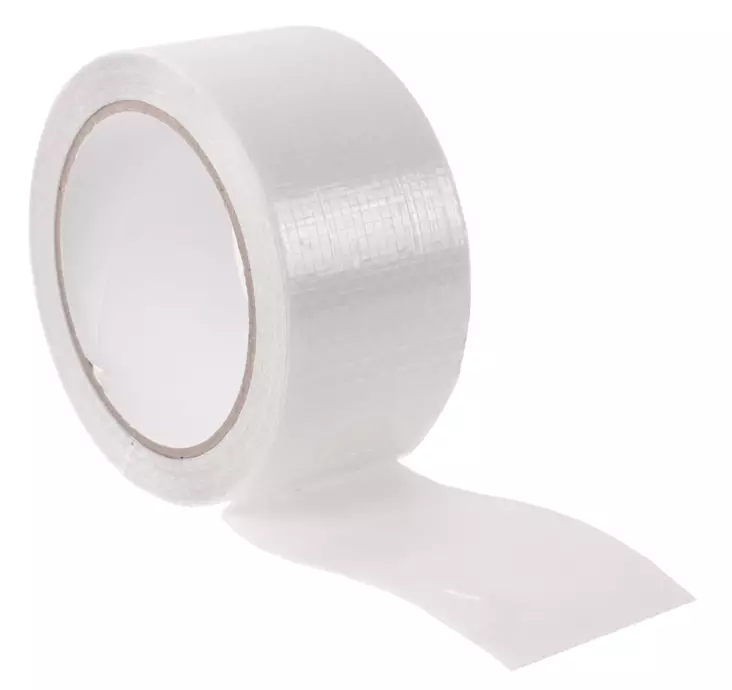 Reparationstejpen för presenningar 50mm 10m vit - Tejper - 6418536033395 - 1