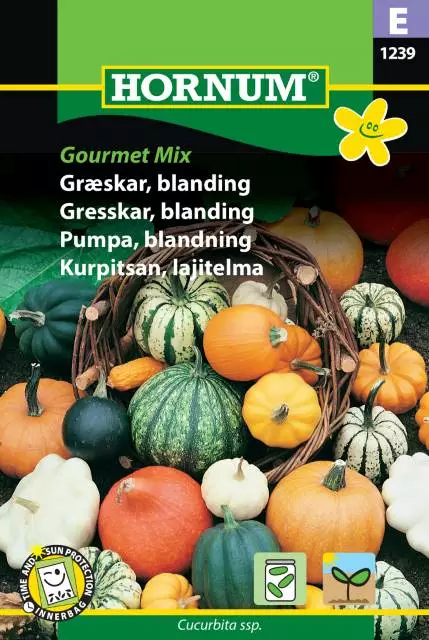 Gourmetmix av pumpor - Frön och sättpotatisar. - 5708787012395 - 1