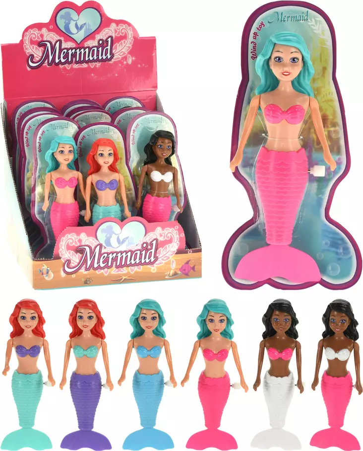 Sjöjungfru dragleksak 18 cm - Inomhusleksaker - 8719987463525 - 2