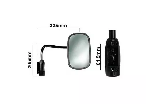 Speculum uppsättning konvex höger - Hytt och kaross - 5035776857805 - 1