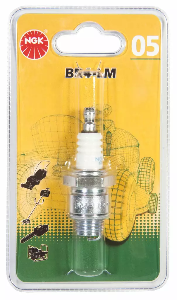 Tändstift BR4LM grön nr 5 - Tändstift - 0087295043585 - 1