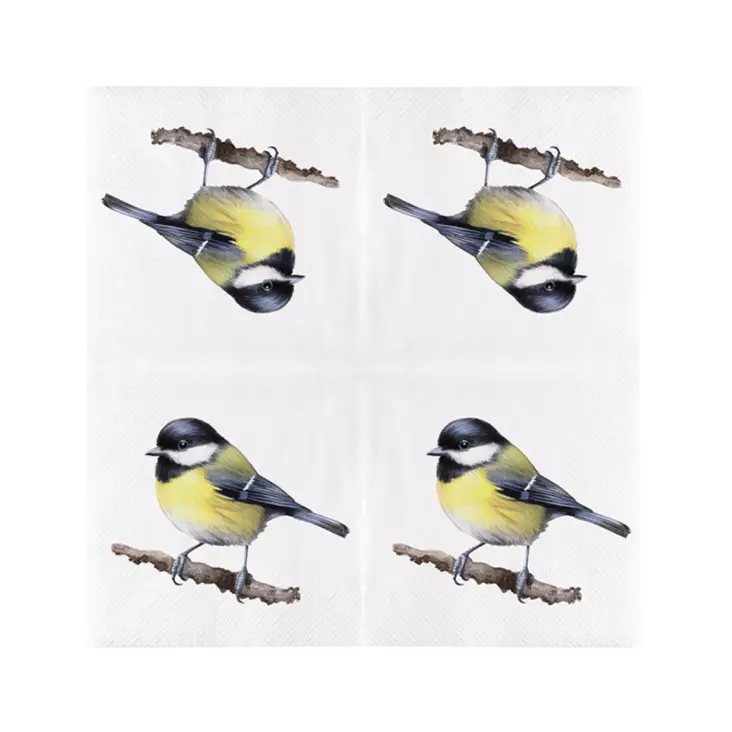 Talitiainen servetter 20 st/fp - Fågelrelaterade produkter - 8714982286445 - 1
