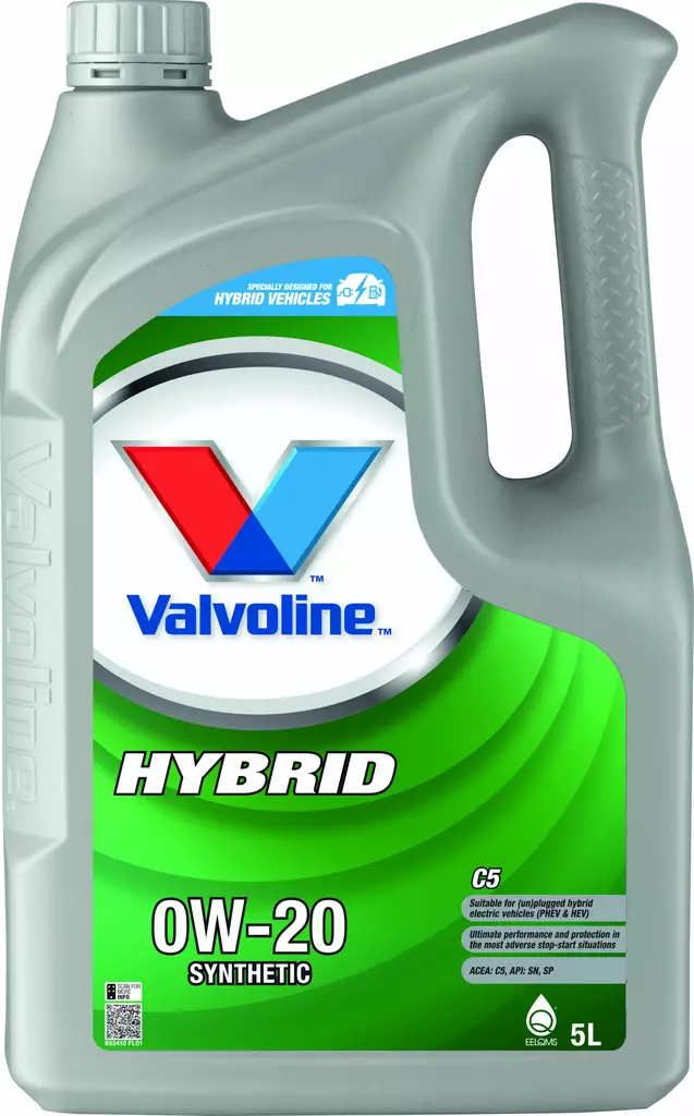 Valvoline Hybrid C5 0W-20 motorolja 5 l - Motoroljor - 8710941032825 - 1