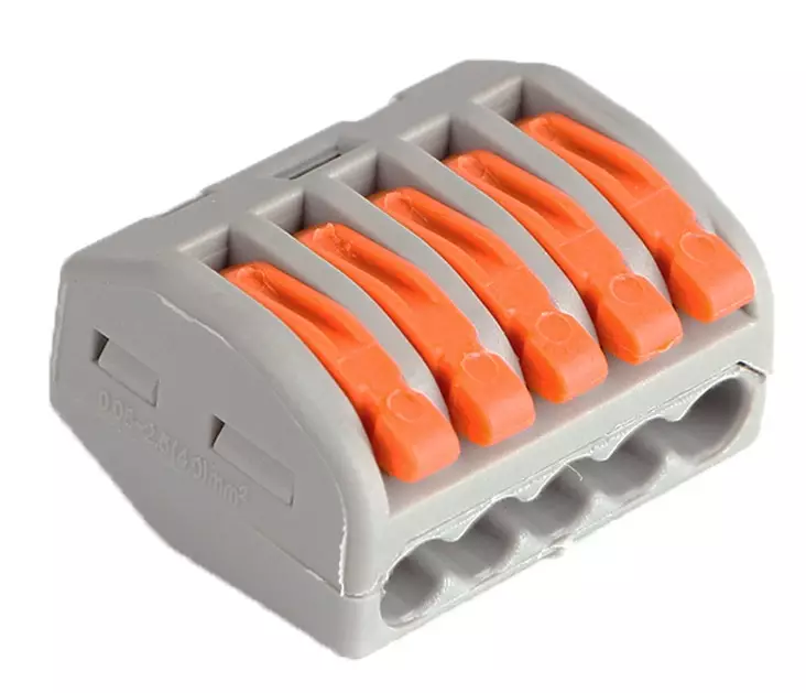 Kopplingsplint 5-pol. 10 st 450 V 32 A - Bilbelysning och elektriska tillbehör - 6438152087435 - 1