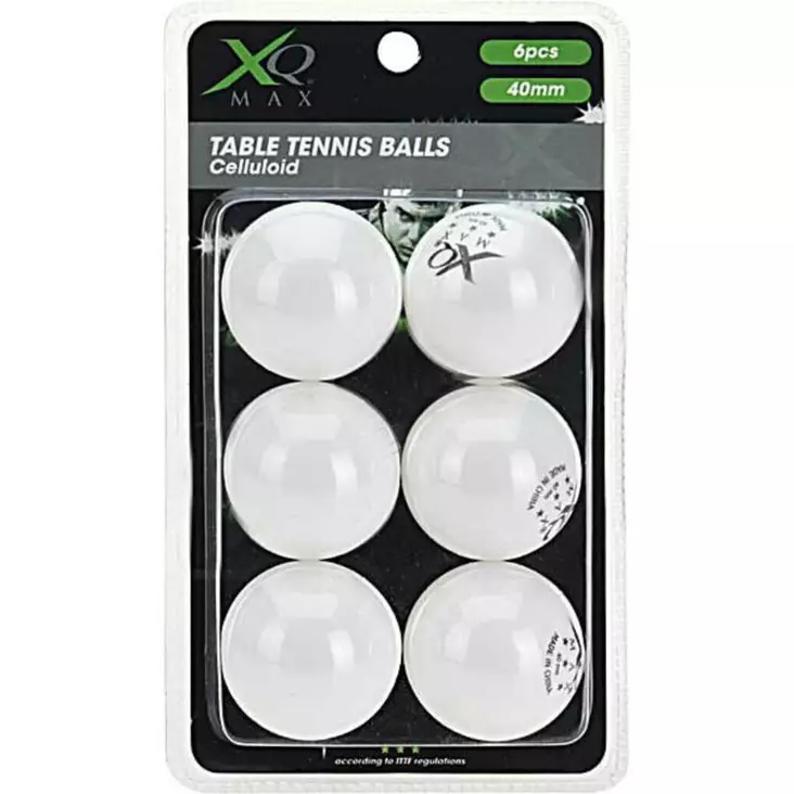 XQ Max bordtennisboll 6 st/förpackning - Spel - 8719407082145 - 1