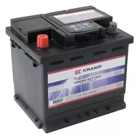 Batteri Kramp 12V 45Ah 400A - Startbatterier - 8716106054206 - 1