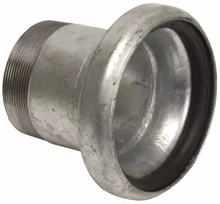 Bauer honadapter med gänga, galvaniserad - Bauer-kopplingar - 5700033253576 - 1