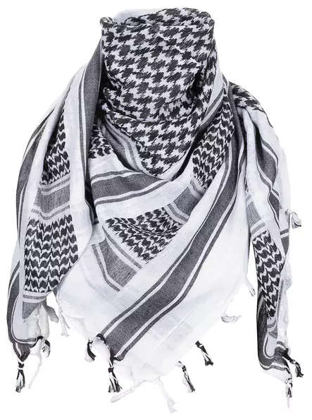 Shemagh-scarf svart-vit - Friluftskläder - svm0000003206 - 1