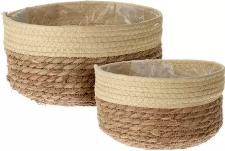 Planteringskorg plastad 14x25 cm - Krukor, vaser, korgar - 8720573172196 - 1