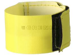 Krokband med självhäftande fäste gul 10 st - Djurmärkning - 4018653200896 - 1