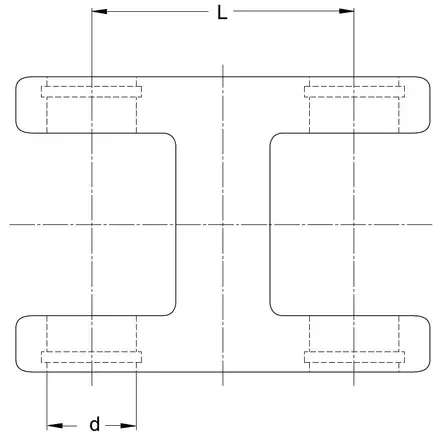 Dubbelförgrening DOPG, W2100 - Gafflar - 8435194010726 - 2