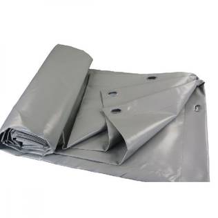 Gårdsduk tjock grå 630g/m² - Överdrag, presenningar - 8719493903966 - 1