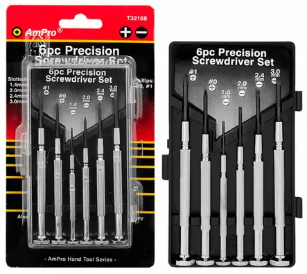 Mikroskruvmejselset 6-delar spår-PH - Precision skruvmejslar - 795609321686 - 1