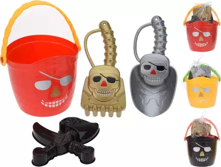 Piratsandleksaksset 4-delar - Sommarleksaker - 8719202111446 - 1