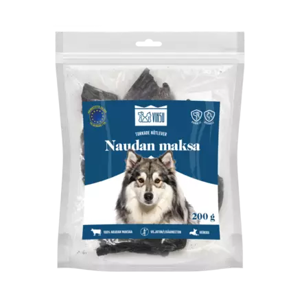 Viksu nötlever för hund 200g - Hundmat - 6417783186236 - 1