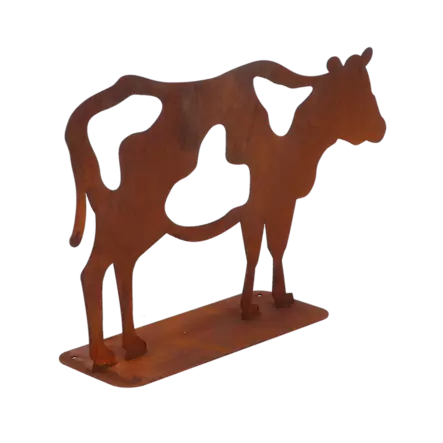 Kossa silhuett 37x22,4 cm - Trädgårdsskulpturer, dekorationer - 8714982269196 - 2