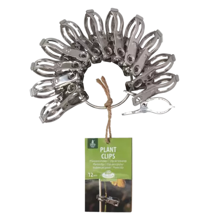 Växtklämma i stål 12 st/förp - Växtstöd - 8714982209536 - 1