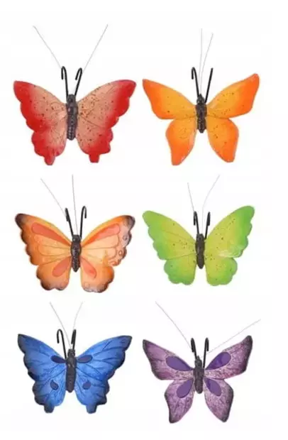 Hängande krukprydnad fjäril - Trädgårdsskulpturer, dekorationer - 8719987479106 - 2