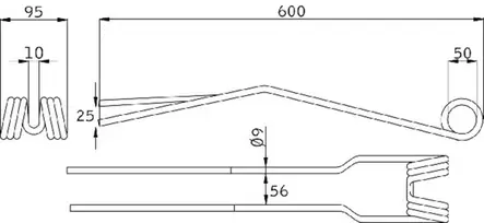 Pöjhålden Deutz-Fahr VF 1662.4214.88 - Plockare - 9662421488006 - 2