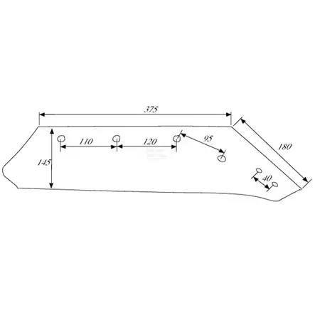 Vannas 16 Rätt 8,9,28 Original - Plogdelar - KK07300486 - 2