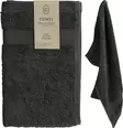 Handduk 30x50 cm mörkgrå - Badrumstillbehör - 8720573823166 - 1