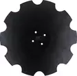 Konkav tallrik skålad 610 x 5 mm - Jordbearbetningstillbehör - 8719493136166 - 1