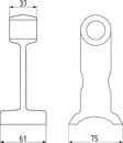 Slaghacka 37/61 mm - Slåttermaskiner - 8716106968916 - 2