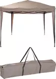 Trädgårdskåta 3 x 3 m taupe - Trädgårdsmöbler - 8720573975926 - 1