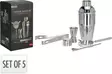 Cocktailshakerset 5-delar - Andra köksprodukter - 8720573459426 - 1