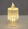 LED-miniljus varmvit randig - Stämningsbelysning - 6410416583976 - 1